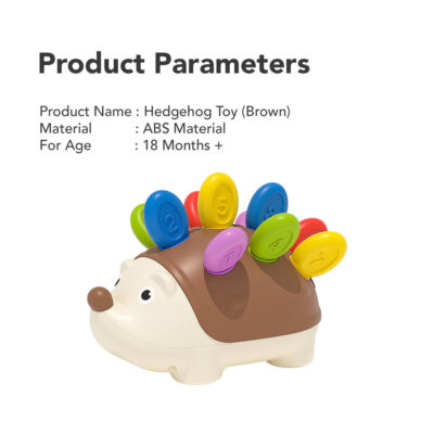 Sakumini Landak Plug In Fun Activity Mainan Latihan Motorik Sensorik Keterampilan Bayi Anak ( 1 PCS ) thumbnail 7