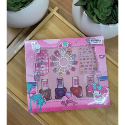 Nail Art Sanrio set BOX ZJ312 / Mainan Anak Perempuan Kutek Set