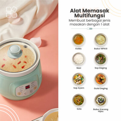 Emily Slow Cooker 1 Lt ESC-38007 / MPASI Cooker / Panci MPASI thumbnail 2