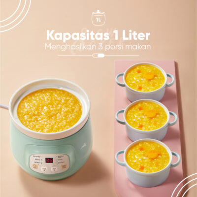 Emily Slow Cooker 1 Lt ESC-38007 / MPASI Cooker / Panci MPASI thumbnail 4