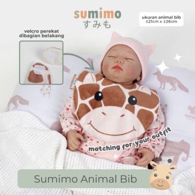 Sumimo Animal Bib / Celemek Makan Bayi / Tatakan Iler Bayi thumbnail 3