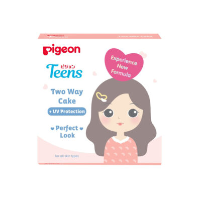 PIGEON TEENS TWO WAY CAKE 14g - Bedak Foundation Padat Remaja - Natural Finish Look thumbnail 2