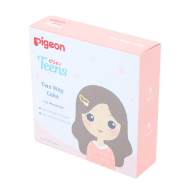 PIGEON TEENS TWO WAY CAKE 14g - Bedak Foundation Padat Remaja - Natural Finish Look thumbnail 4