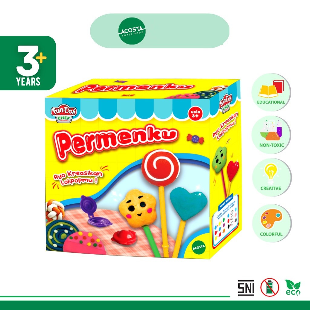 Fun-Doh Permenku - Mainan Lilin - Mainan Edukasi anak