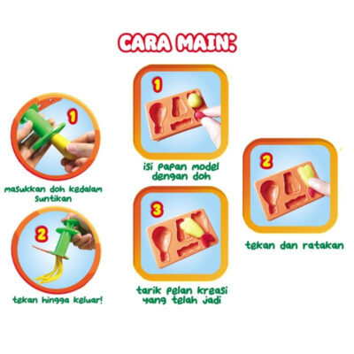 Fun-doh Mainan Edukasi Lilin Plastisin Cetakan Nasi Tumpeng Mini thumbnail 3