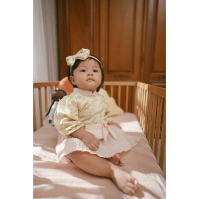 BOHOPANNA - RAYA COLLECTION - THANIA BABY DRESS - Dress Bayi Perempuan - Baju Muslim thumbnail 3