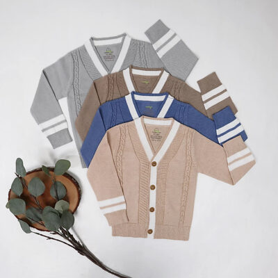 Bamboo And Bub - Hachiro Cardigan - Cardigan Anak Unisex