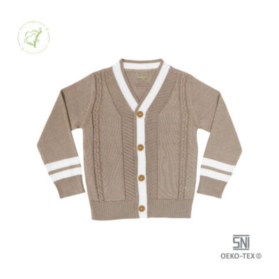 Bamboo And Bub - Hachiro Cardigan - Cardigan Anak Unisex thumbnail 3