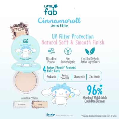 Little Fab Kids - Pressed Powder 14GR - Limited Edition Cinnamoroll thumbnail 2