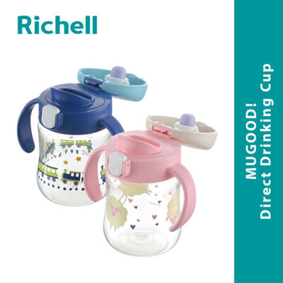 RICHELL - MUGOOD! Direct Drinking Cup/Gelas Minum Anak / Training Cup Bayi BPA Free