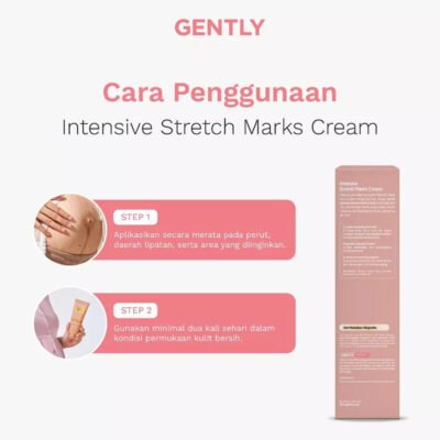 GENTLY Mamacare Intensive Stretch Marks Cream | Complex Hydrating Formula 5X Natural Soothing Agent thumbnail 6
