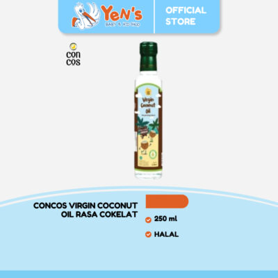 Concos Virgin Coconut Oil Rasa Cokelat 250 ml - Minyak MPASI HALAL