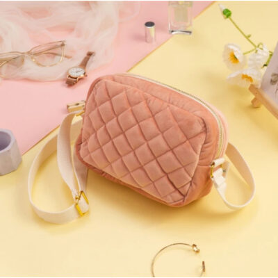 HiSuyo Slingbag Wanita Puffy Peach