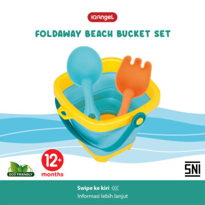 IQAngel Foldaway Beach Bucket Set / Mainan Ember / Mainan Cetakan Pasir Anak SNI thumbnail 8