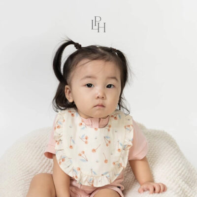 Little Palmerhaus - Muslin Ruffle Bib (Celemek Bayi) Muslin Cotton Bamboo thumbnail 2