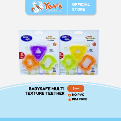 BabySafe - Multi Texture Teether | Gigitan Bayi BPA FREE