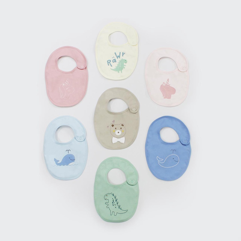 I am Cotton Bibs Animal Series / Slaber Bayi