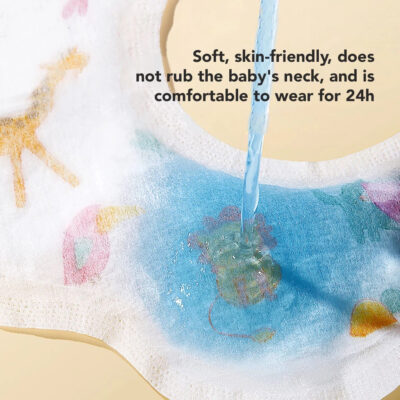 Sakumini Disposable Slabber Saliva Towel Handuk Celemek Tatakan Air Liur Anak Isi 20pcs/box thumbnail 5