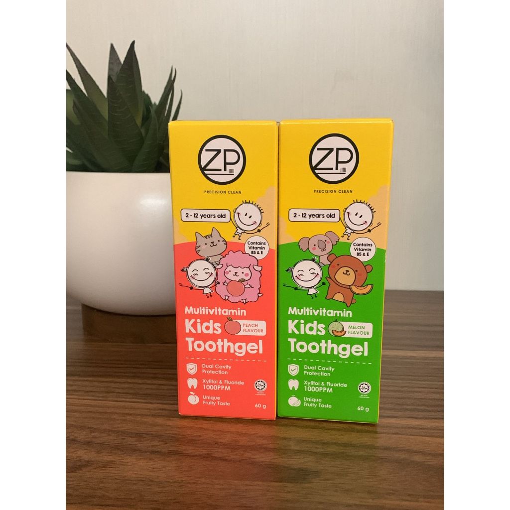 ZP Kids Toothgel Multivitamin 60g - Pata gigi Anak 2 - 12 Years Old