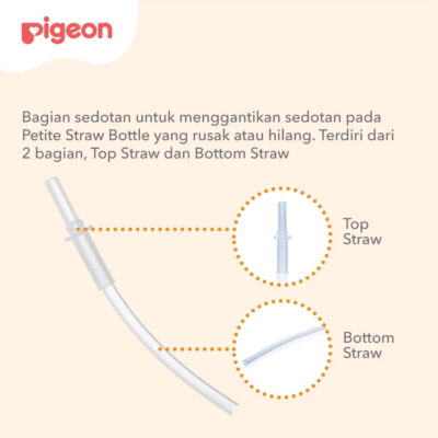 Pigeon Petite Straw Bottle Spare Straw - Promo thumbnail 2
