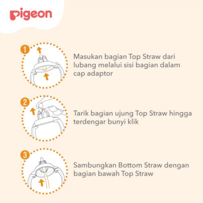 Pigeon Petite Straw Bottle Spare Straw - Promo thumbnail 3
