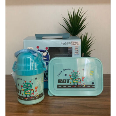 Technoplast Value Pack / Tempat Makan Anak / Lunch Box Set & Botol Minum ROBOT CIRCUS thumbnail 2