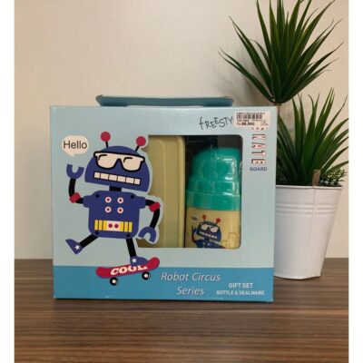 Technoplast Value Pack / Tempat Makan Anak / Lunch Box Set & Botol Minum ROBOT CIRCUS thumbnail 3