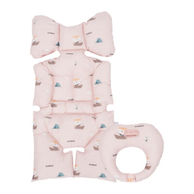 Omiland Alas Stroller Dan Bantal Dot Bayi Fox Series Biru / Peach OA01051 OA01052 thumbnail 4