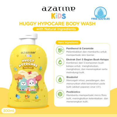 Azarine Kids Body Wash 300ml Sabun Bayi Kids SLS FREE - untuk kulit sensitif all skin types thumbnail 6