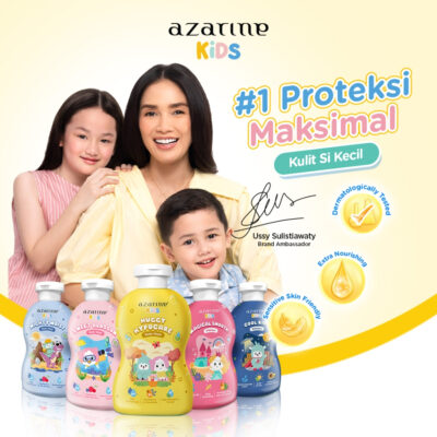 Azarine Kids Body Wash 300ml Sabun Bayi Kids SLS FREE - untuk kulit sensitif all skin types thumbnail 8