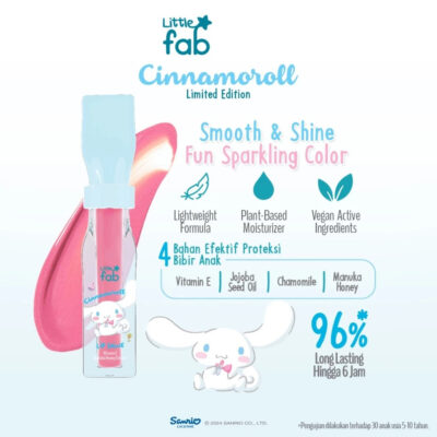 Little Fab Kids - Lip Shine 4GR - Limited Edition Kuromi & Cinnamoroll thumbnail 5