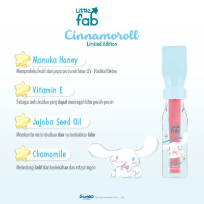 Little Fab Kids - Lip Shine 4GR - Limited Edition Kuromi & Cinnamoroll thumbnail 6
