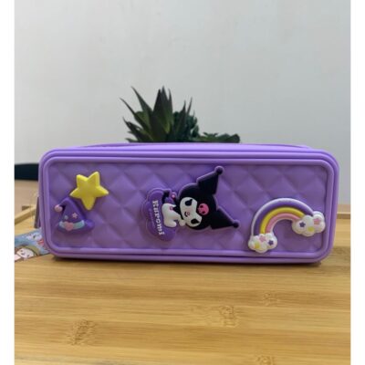 Kotak Tempat Pensil Alat Tulis Bahan Silikon - Soft Silicone Pencil Case Sanrio Characters thumbnail 8