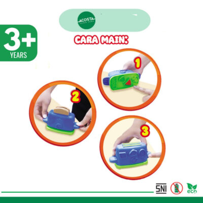 Fun-Doh Mainan Cetakan Plastisin Roti Panggang - Mainan Edukasi Anak thumbnail 4