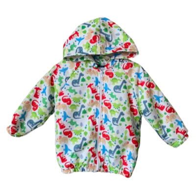 FERGORI Jaket Anak Laki Laki Parasut Motif Dino Roar S/M/L thumbnail 3