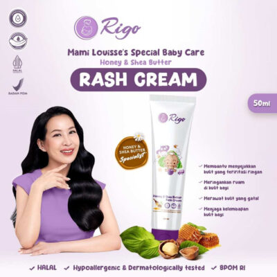 Rigo Honey & Shea Butter Rash Cream Baby 50ML - BPOM