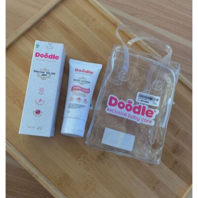 Warm & Shine Bundling Doodle Telon Oil 100ml & Doodle Baby Lotion 60gr thumbnail 2