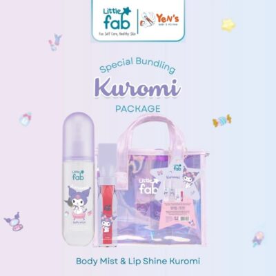 Little Fab Kids Limited Edition Kuromi Package ( Body Mist & Lip Shine)