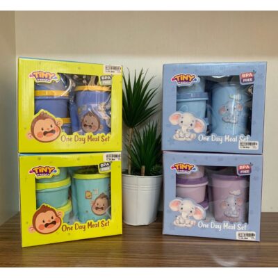 Technoplast Tiny Treasure One day Meal set / Tumbler Set Dengan Wadah Mini 3pcs
