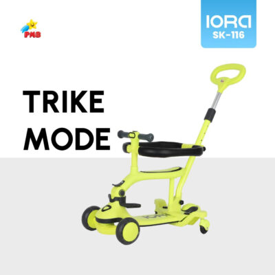 Scooter Iora SK116 - PMB Toys - 3in1 Mode Scooter (Trike Mode, Scooter Mode, Push Bike Mode) thumbnail 5