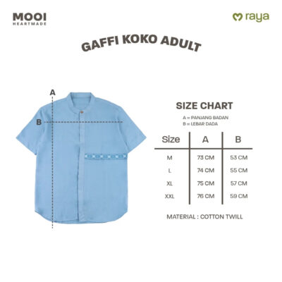 Mooi Atasan Pria Kemeja Pria Raya Collection Gaffi Koko - Raya Collection thumbnail 7