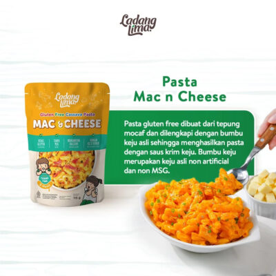 Ladang Lima Pasta Mac and Cheese 115g - Pasta Gluten Free - Tanpa MSG thumbnail 4