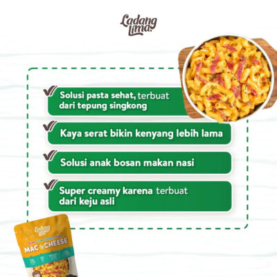 Ladang Lima Pasta Mac and Cheese 115g - Pasta Gluten Free - Tanpa MSG thumbnail 5