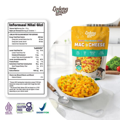 Ladang Lima Pasta Mac and Cheese 115g - Pasta Gluten Free - Tanpa MSG thumbnail 6