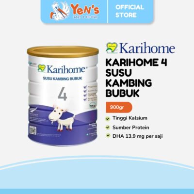 Karihome 4 Susu Kambing Bubuk 900g untuk Anak usia 3 - 12 tahun Halal thumbnail 2