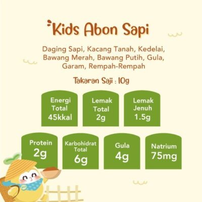 Grouu - Abon Kids Ayam & Sapi (cocok untuk 12+ Bulan) - Tekstur lebih padat dibanding Abon Mpasi - No MSG thumbnail 3