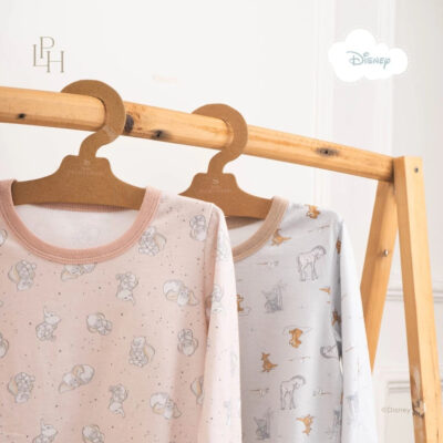 Little Palmerhaus - Disney's Dumbo Long Pajamas (Piyama / Baju Tidur Anak Lengan Panjang) Blue, Pink thumbnail 4