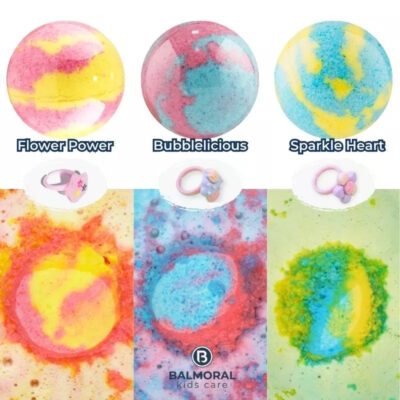 Balmoral Kids Sensory Bath Bombs Unicorn Magic Series With Surprise Toys Colorful Scent SLS FREE thumbnail 5