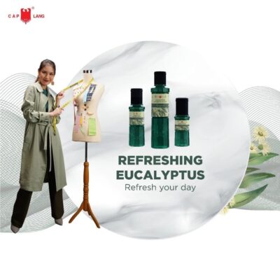 Cap Lang Refreshing Eucalyptus Essential Oil Ukuran 60 / 120 / 210ML