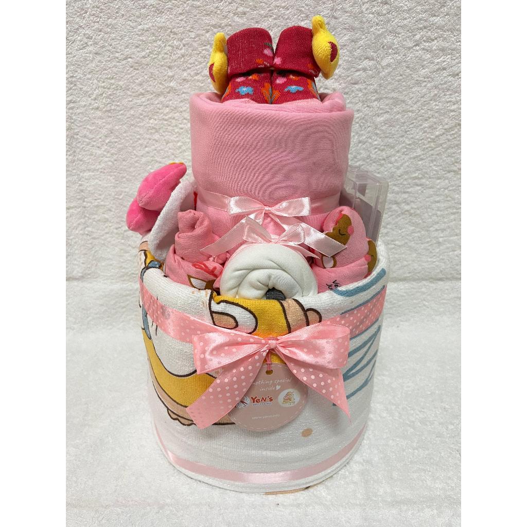 Diapers Cake Size Medium / Newborn baby gift set / Hampers baby girl
